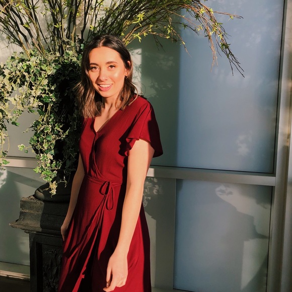 Lulus burgundy formal dress - Picture 4 of 4